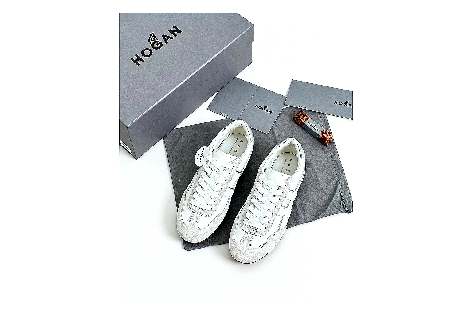 kakoqclab.com Miu Miu Logo Low White Gray QC photo checklist six-photo gallery thumbnail 5