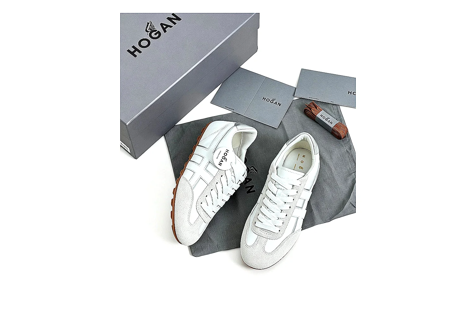 kakoqclab.com Miu Miu Logo Low White Gray QC photo checklist six-photo gallery thumbnail 6