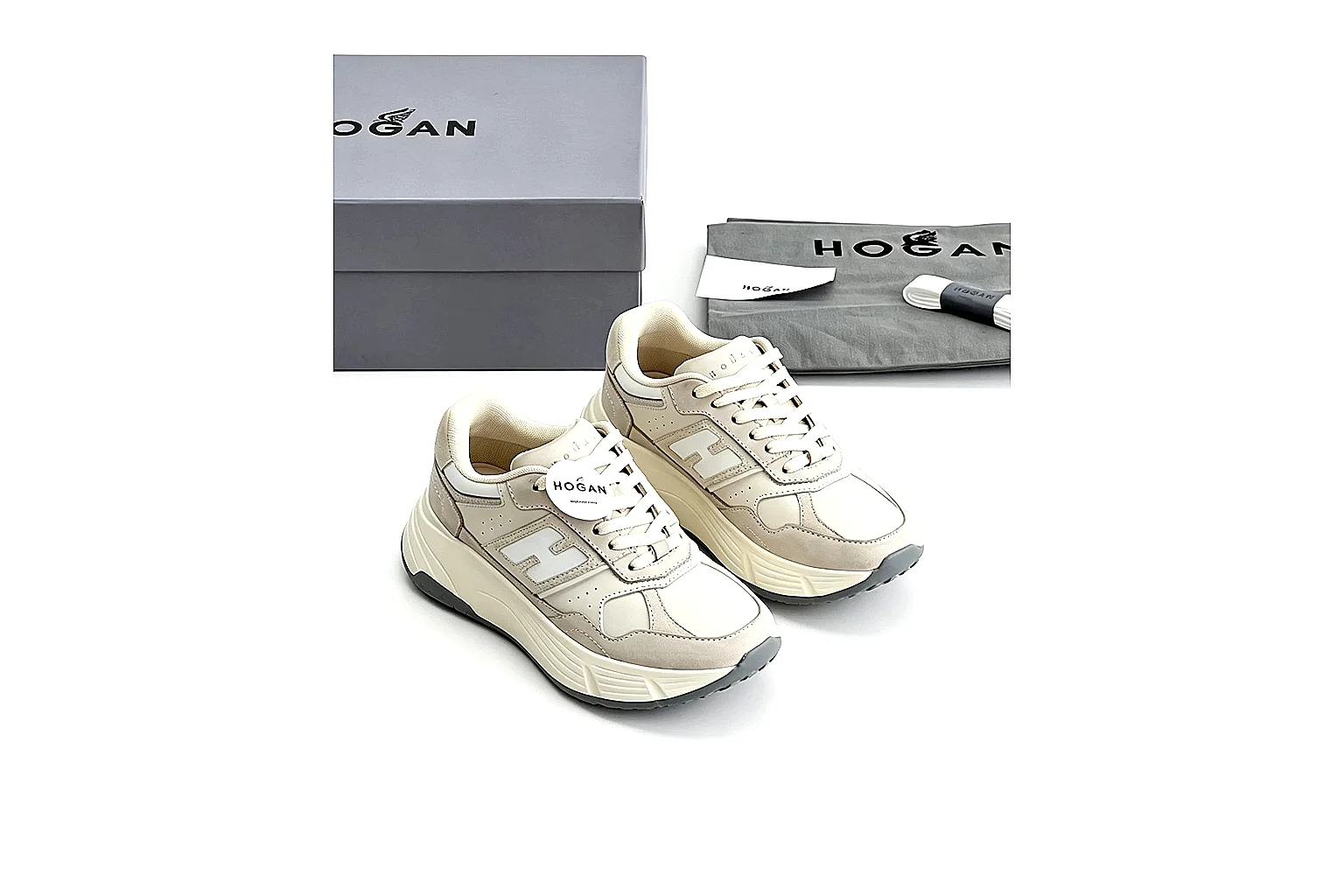 kakoqclab.com Miu Miu Vintage Runner Cream Gum QC photo checklist six-photo gallery thumbnail 6
