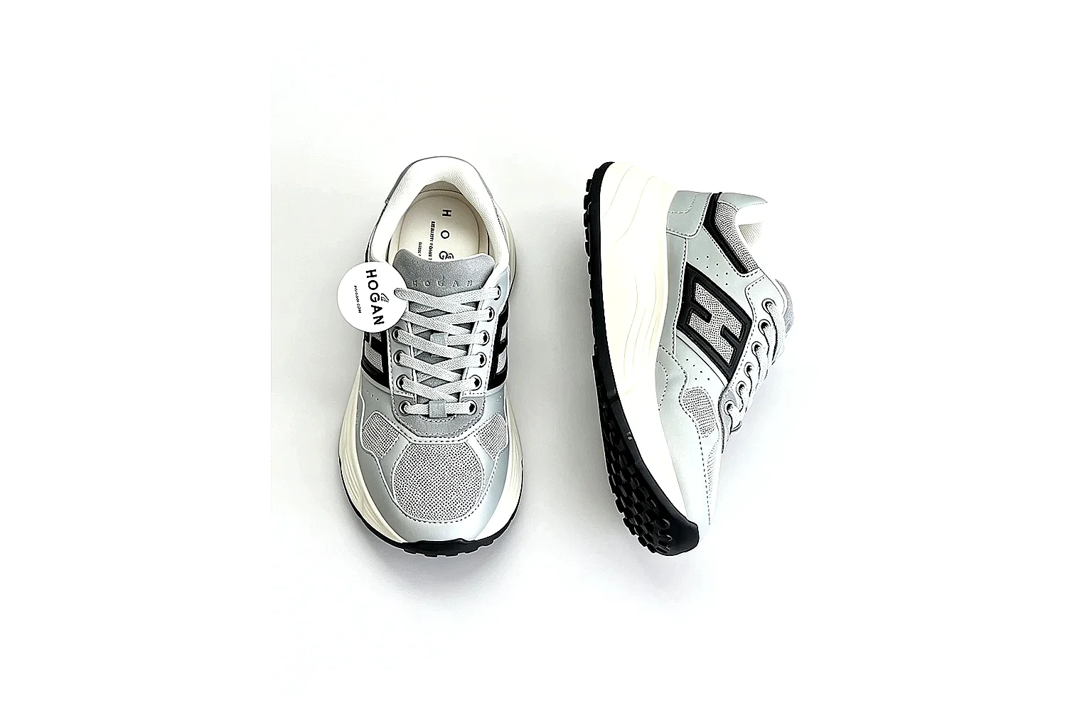 kakoqclab.com Miu Miu Vintage Runner Silver Black QC photo checklist six-photo gallery thumbnail 3