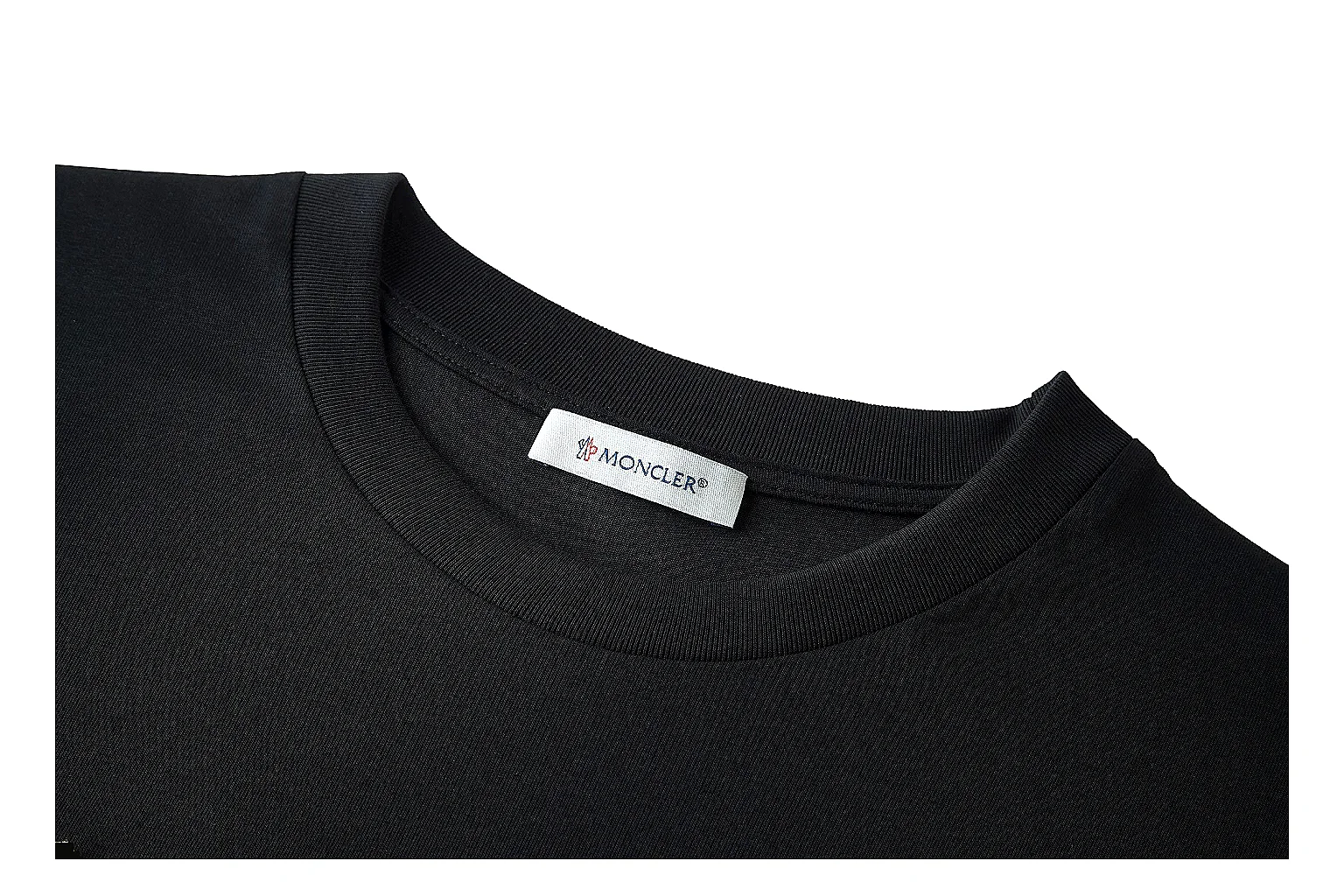 kakoqclab.com Moncler Black Logo Tee 0946 Black short-sleeve-tee product image
