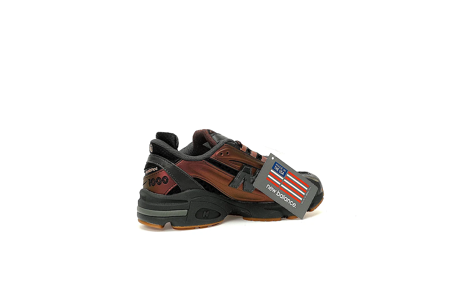 New Balance 1000 QC gallery with side heel top outsole and paired front inspection views thumbnail 6