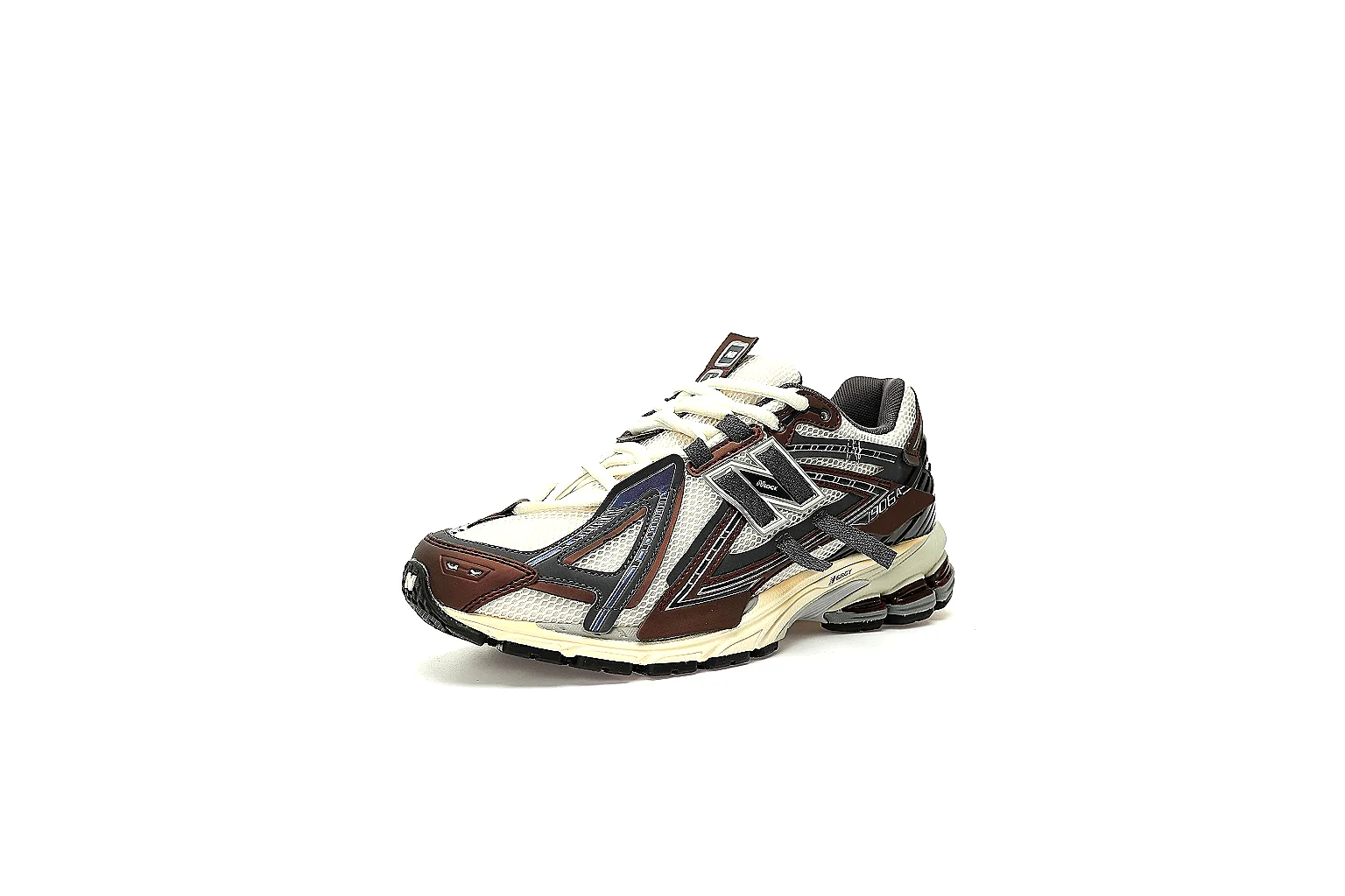 New Balance 1906A lateral QC view showing mesh overlays N logo and segmented midsole thumbnail 5