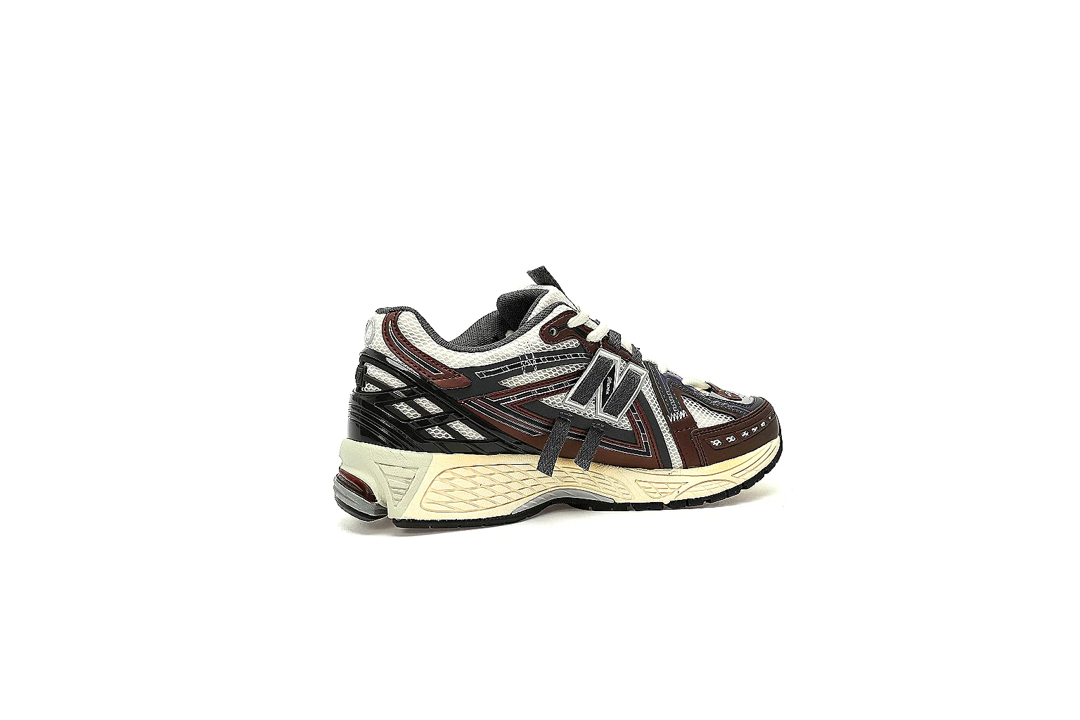New Balance 1906A lateral QC view showing mesh overlays N logo and segmented midsole thumbnail 6