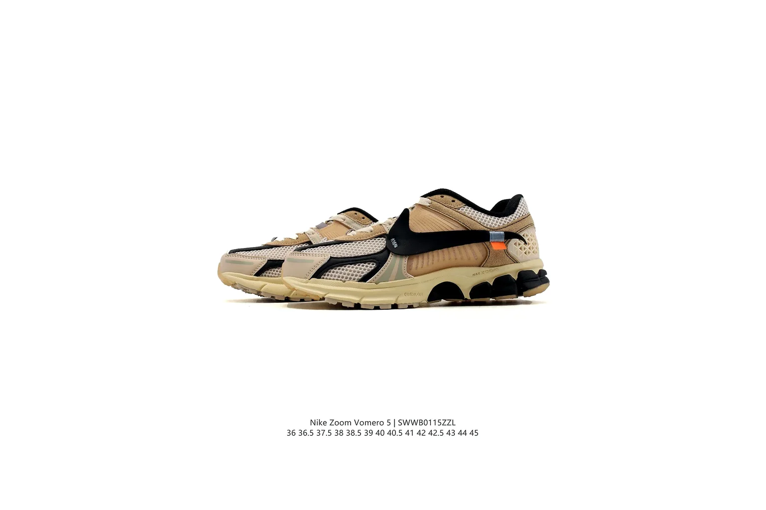 New Balance 1906R Beige Black Orange technical runner six photo view thumbnail 5