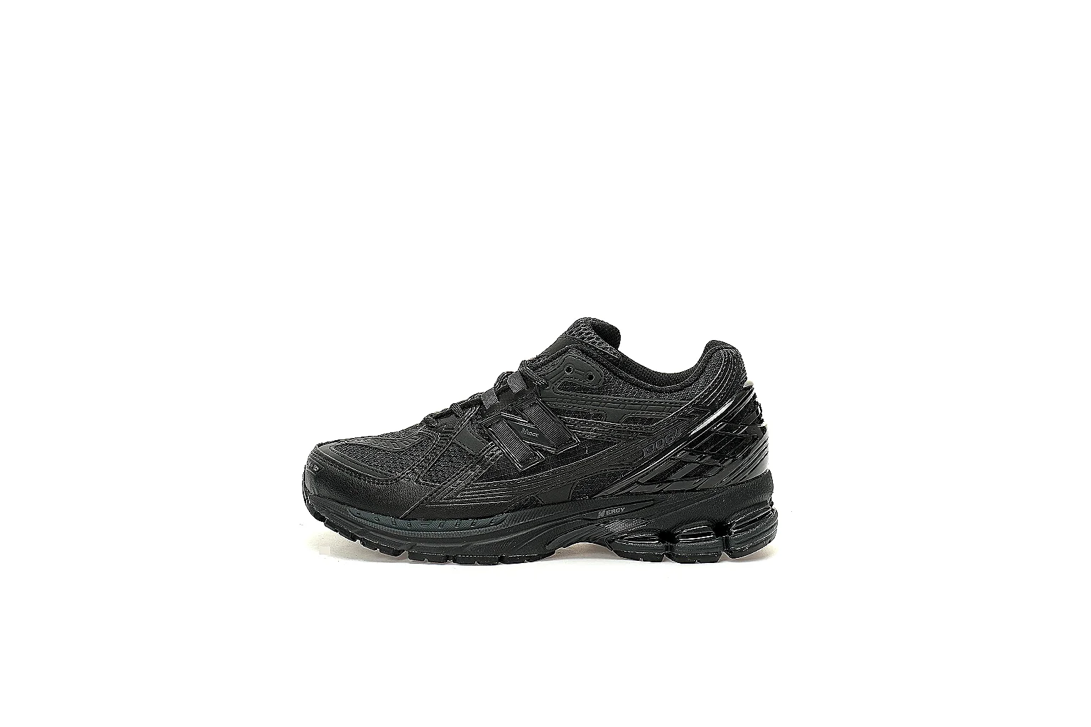 New Balance 1906R triple-black six-angle QC gallery with side, top and outsole views thumbnail 2