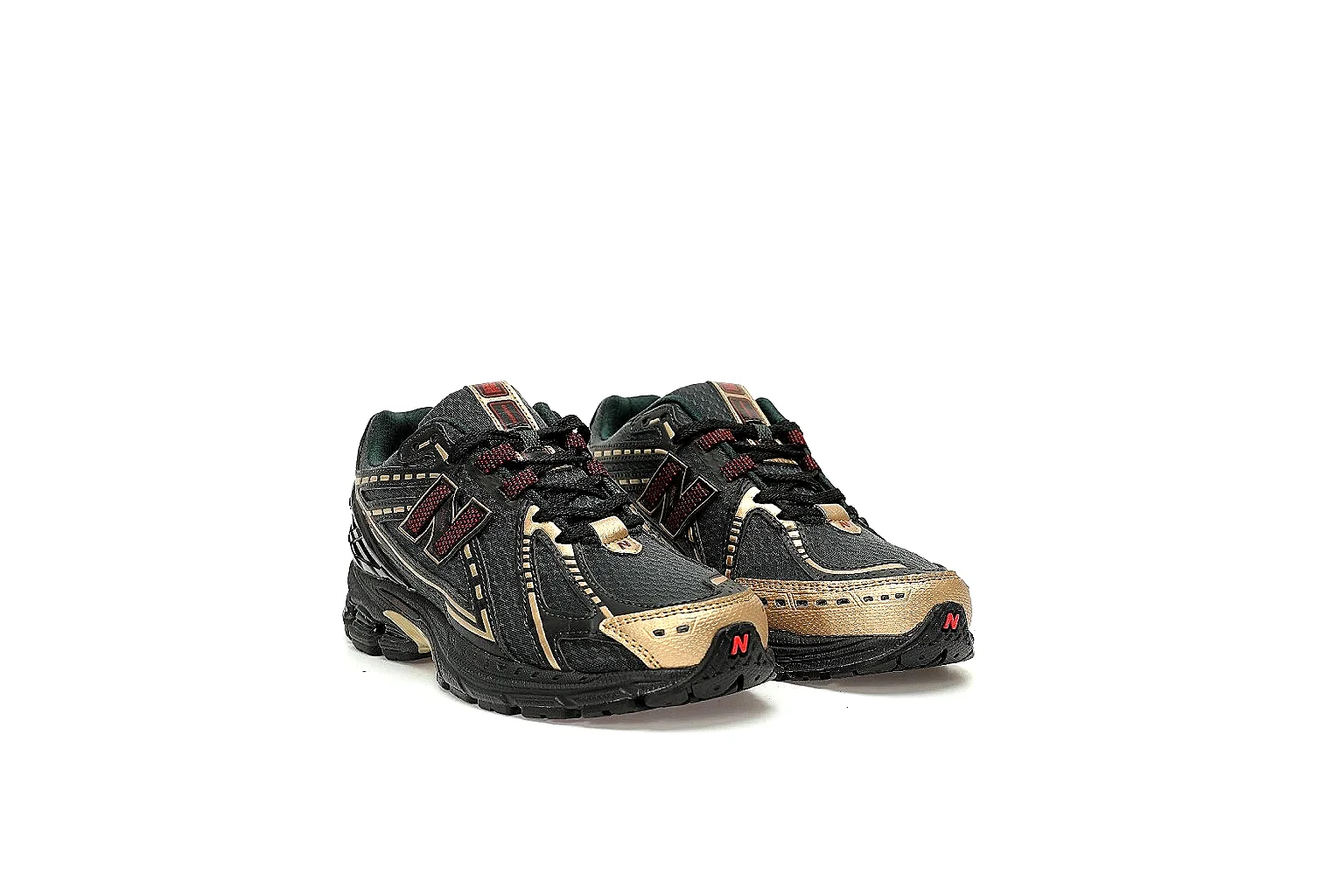New Balance 1906R QC reference with black mesh gold piping and burgundy N logo thumbnail 4
