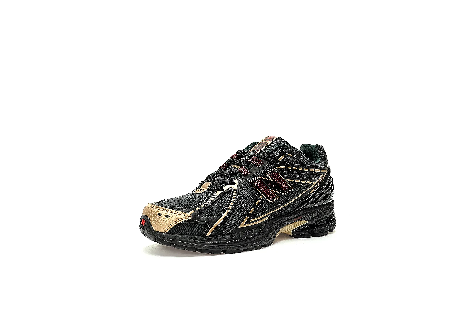 New Balance 1906R QC reference with black mesh gold piping and burgundy N logo thumbnail 5