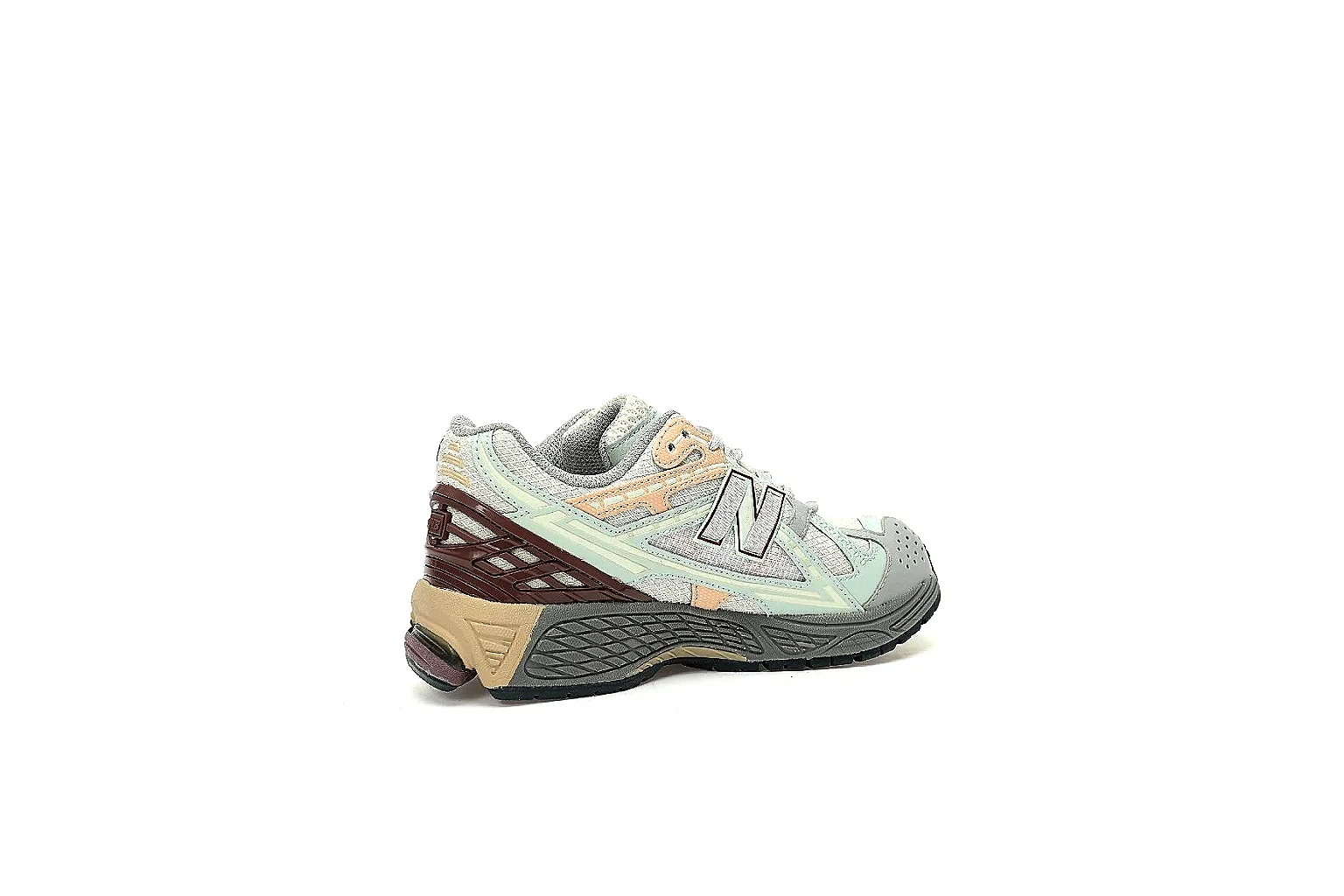 New Balance 1906R QC angles showing logos, stitching, heel cage, toe box and outsole