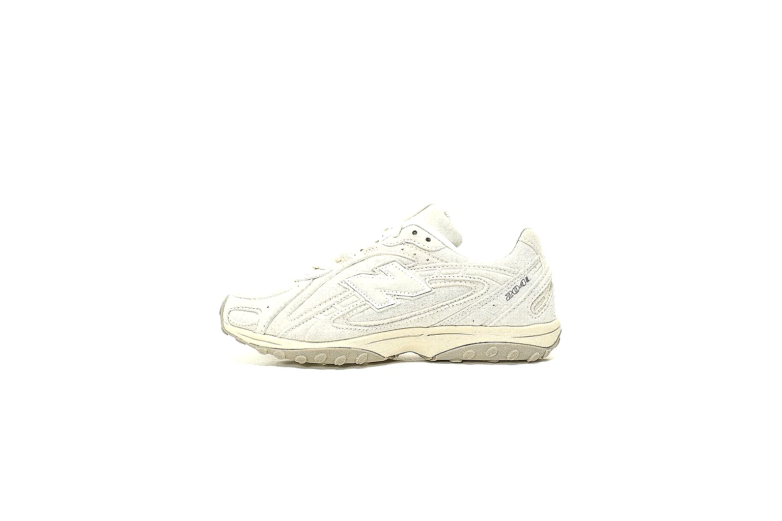 New Balance 204L tonal white QC image showing side panel and beige outsole references thumbnail 2