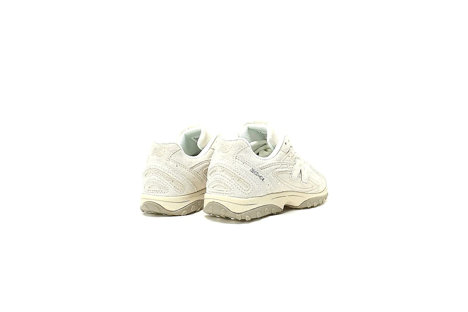 New Balance 204L tonal white QC image showing side panel and beige outsole references thumbnail 4