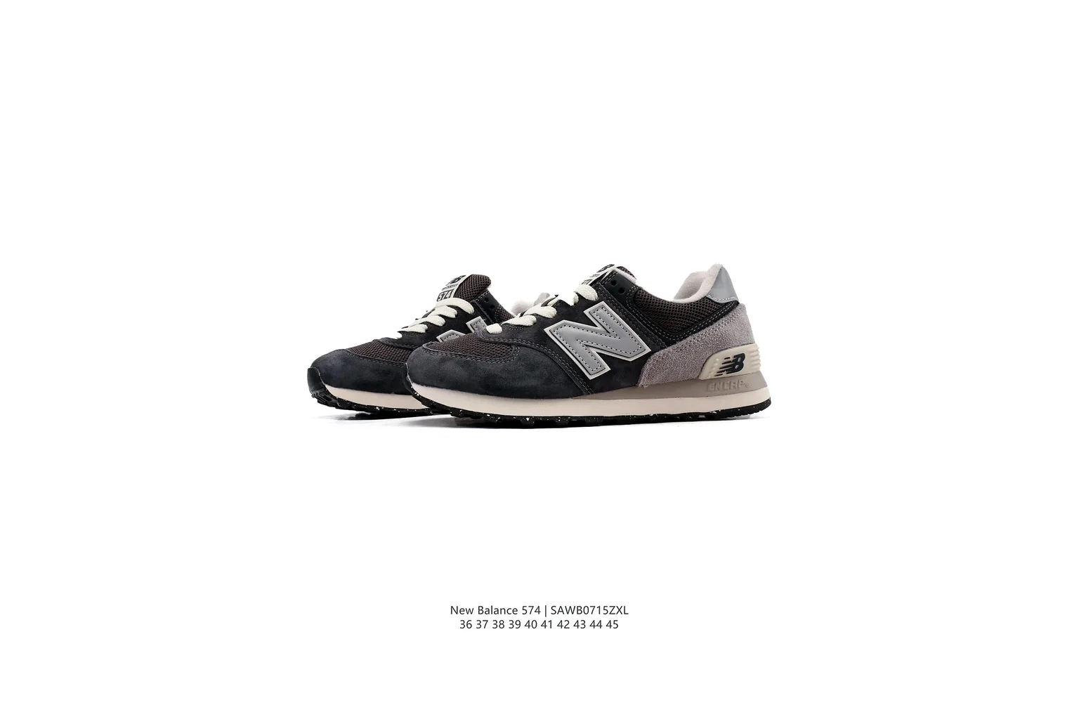 New Balance 327 Black Grey classic runner six photo view thumbnail 5