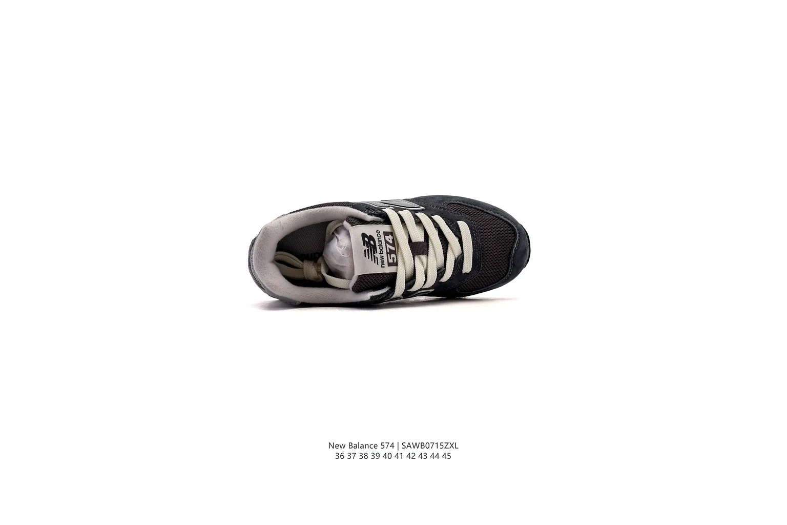 New Balance 327 Black Grey classic runner six photo view thumbnail 6