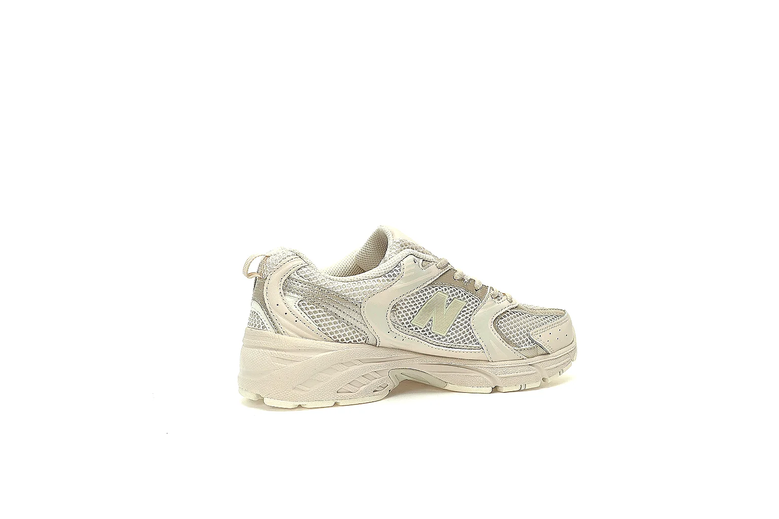 New Balance 530-style cream runner QC set with side, top, sole and paired angles thumbnail 6