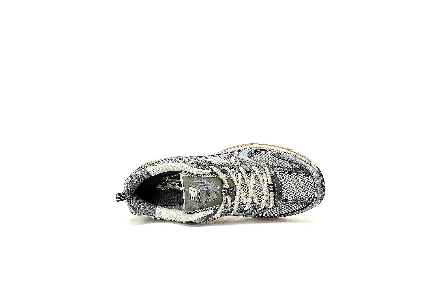 New Balance 530 six-angle QC gallery with side, top, outsole and paired views