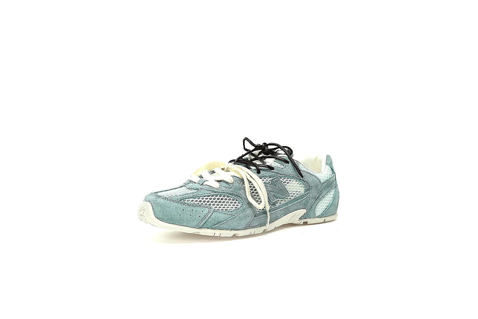 New Balance 530 QC gallery showing logos suede mesh stitching heel and outsole thumbnail 5