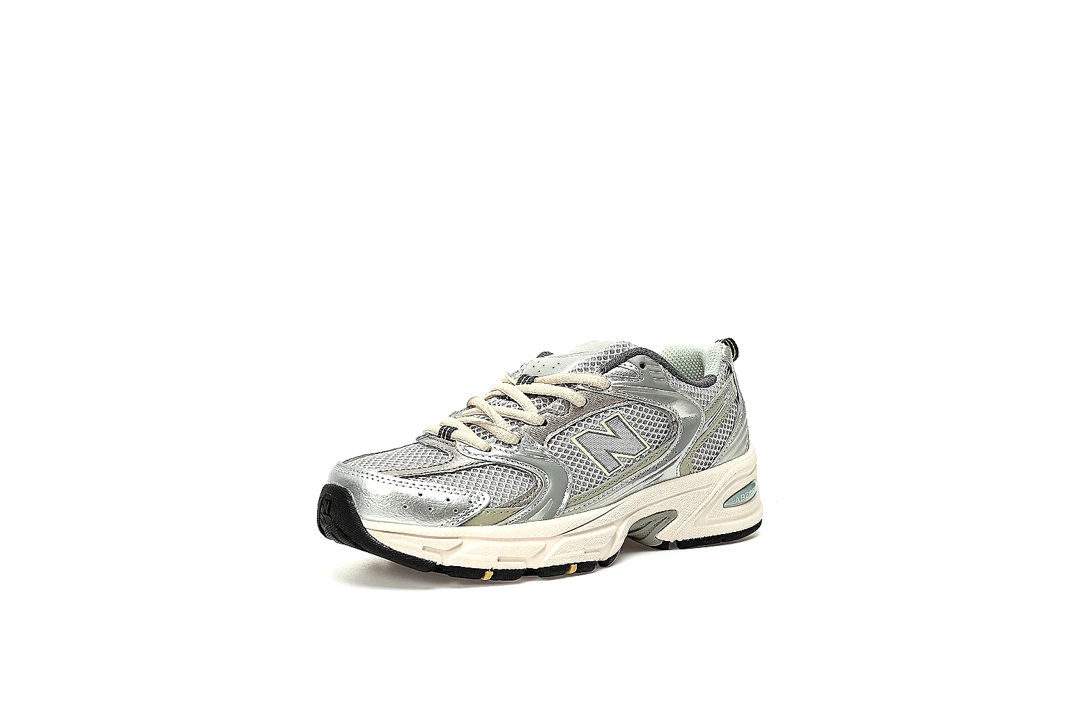 New Balance 530 silver-grey six-angle QC reference with outsole and paired views thumbnail 5