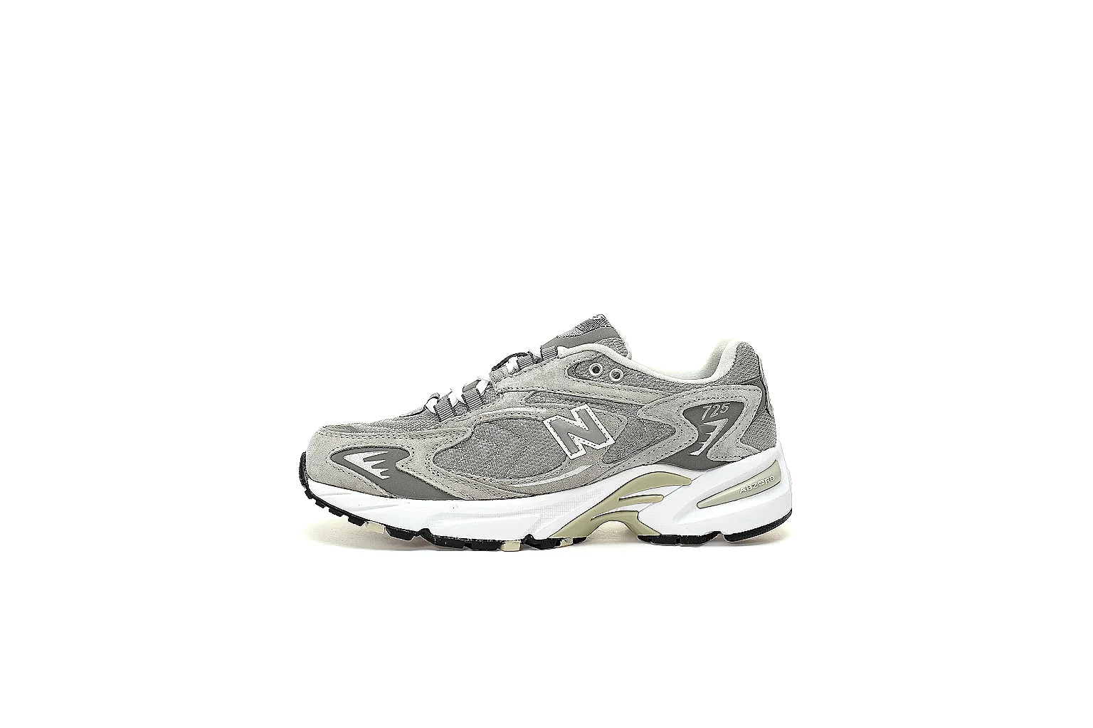 New Balance 725 grey runner six-angle QC gallery with upper and outsole views thumbnail 2