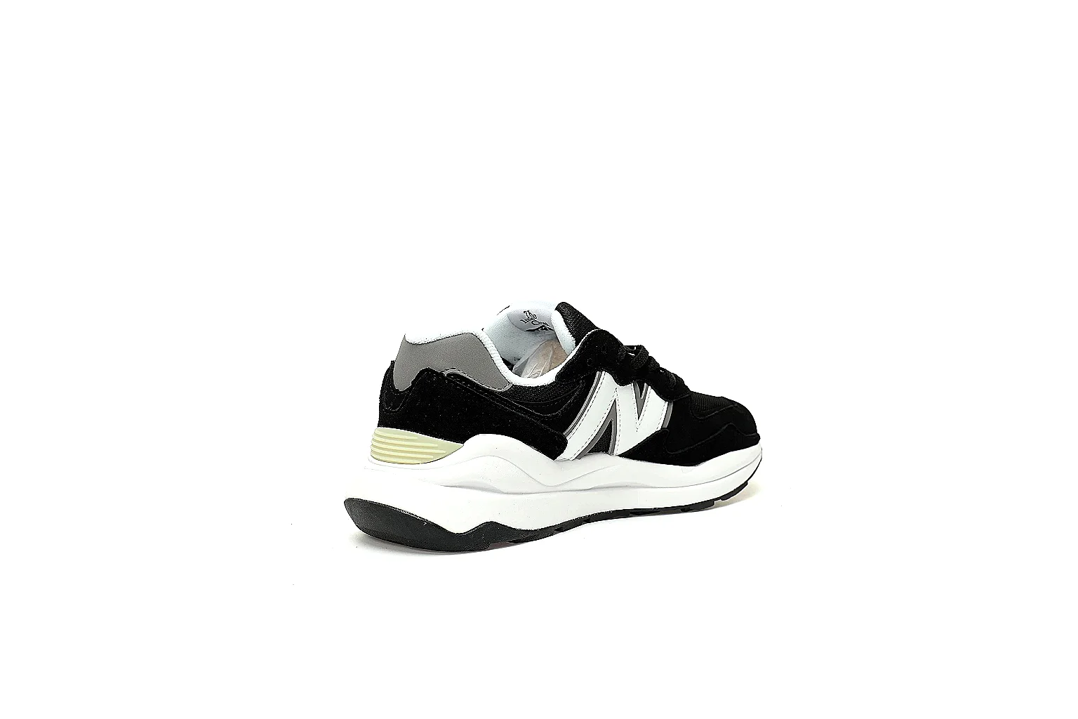New Balance 9060 black white six-angle QC gallery with side, rear, top and outsole views thumbnail 6