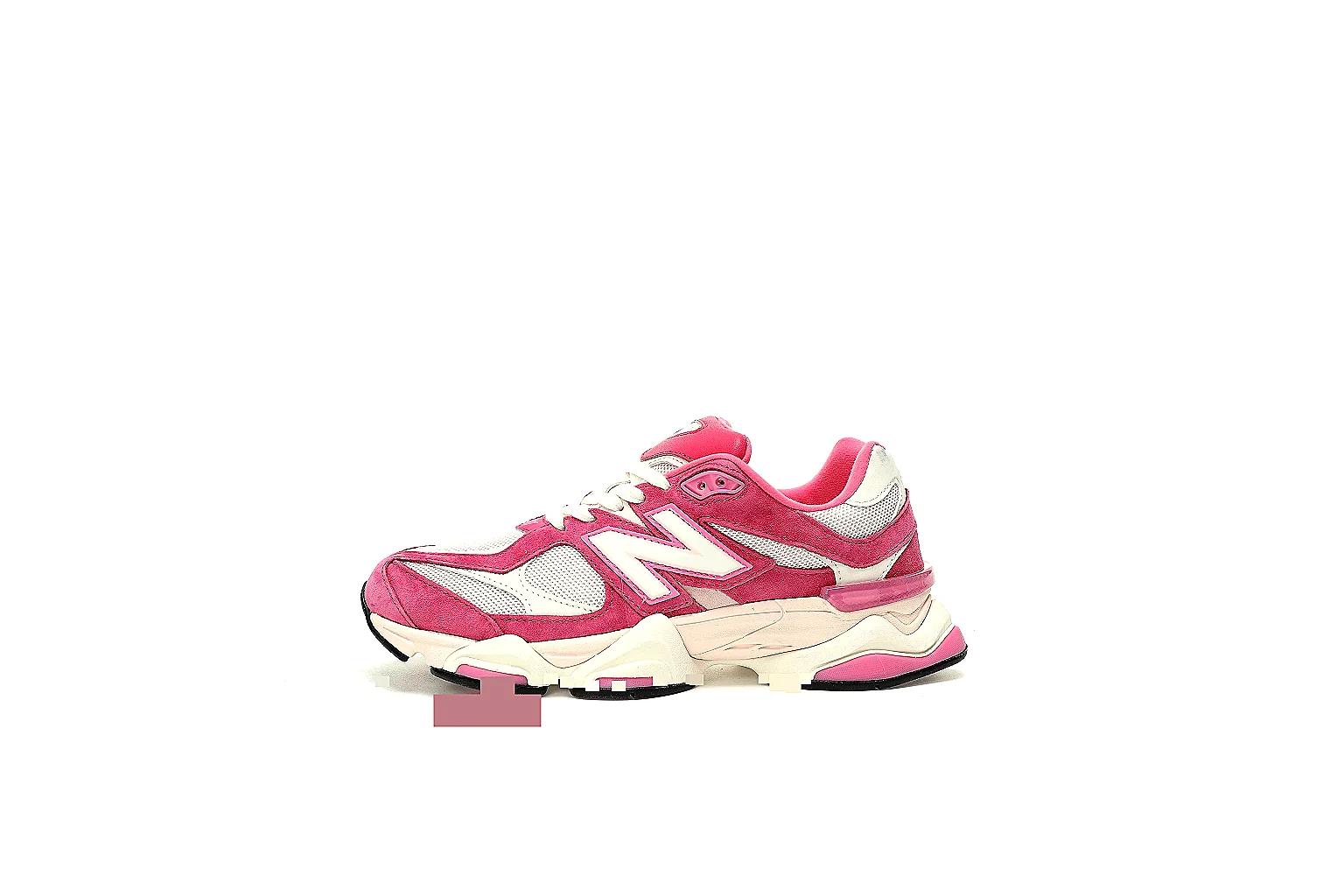 New Balance 9060 pink QC reference showing side, top, outsole and paired views thumbnail 2