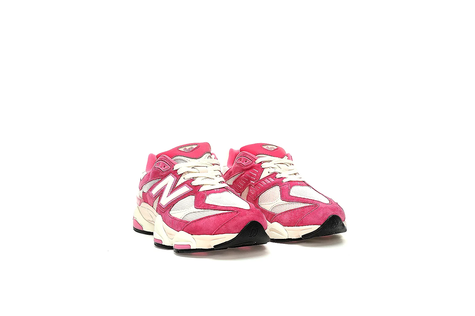 New Balance 9060 pink QC reference showing side, top, outsole and paired views thumbnail 4