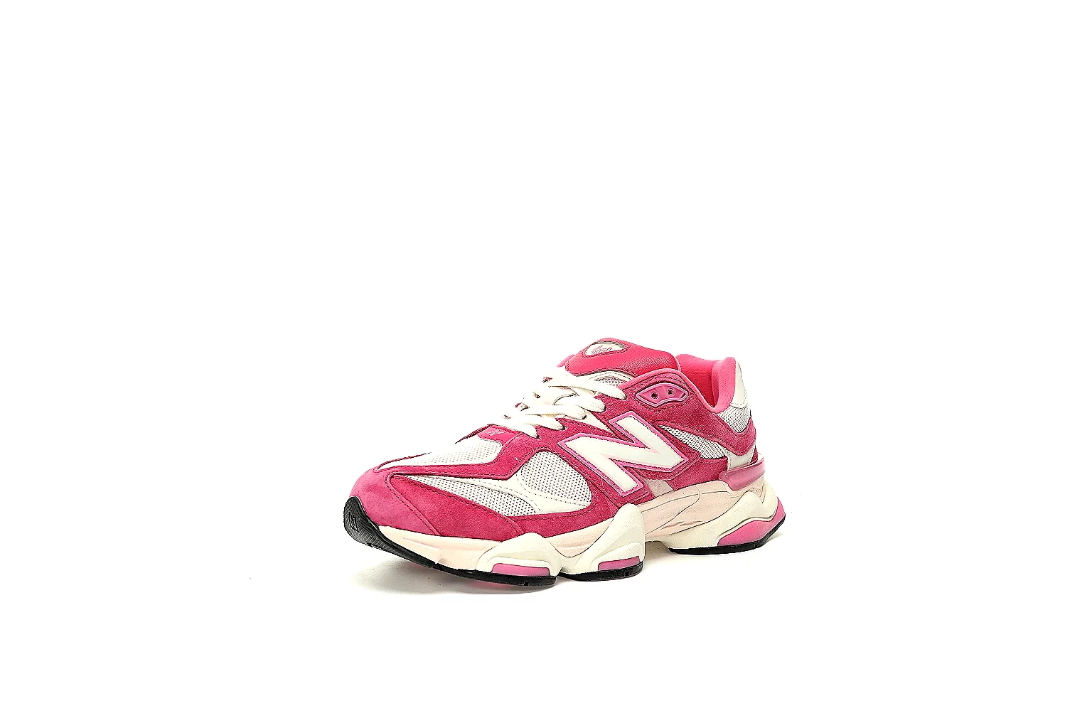 New Balance 9060 pink QC reference showing side, top, outsole and paired views thumbnail 5