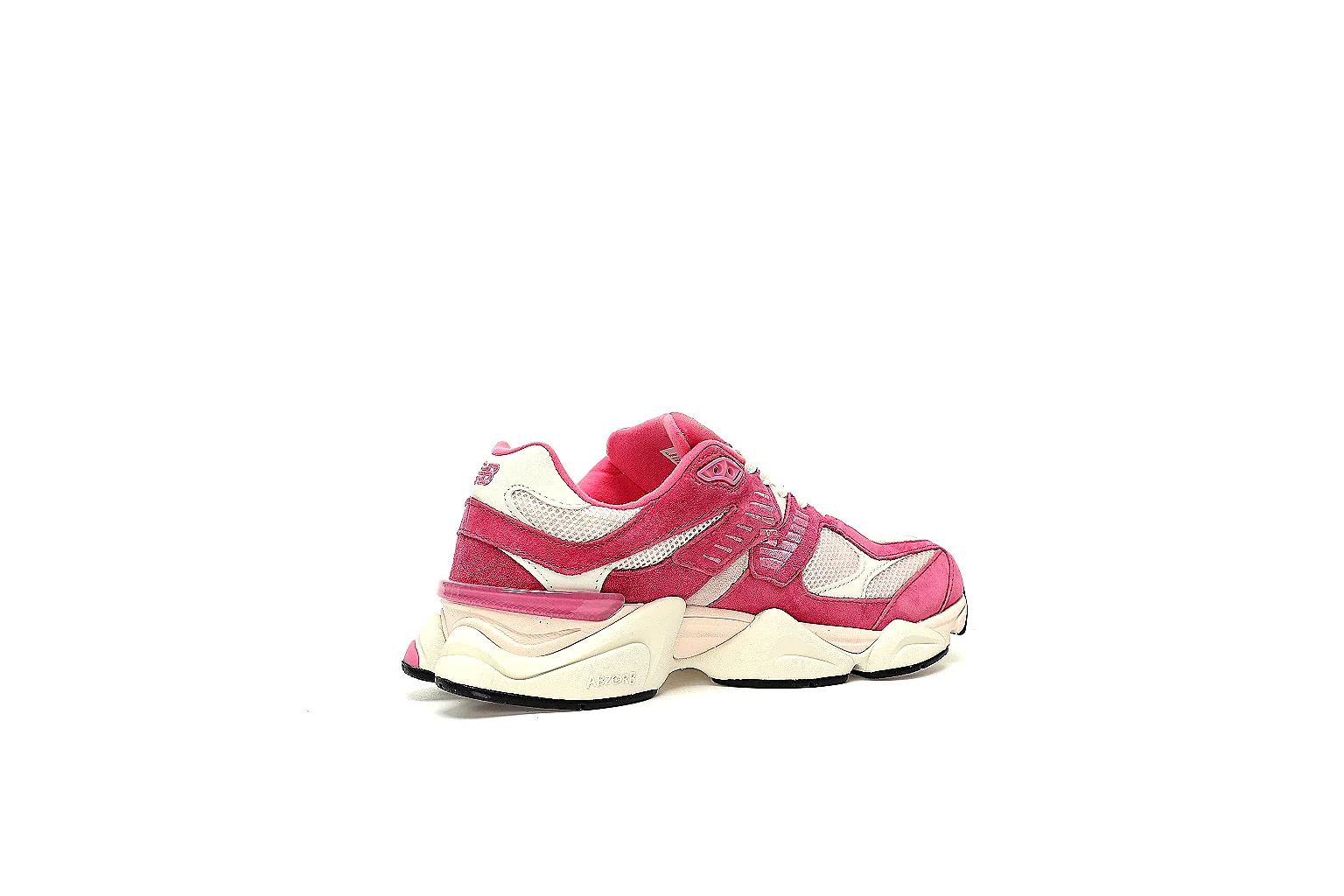 New Balance 9060 pink QC reference showing side, top, outsole and paired views thumbnail 6
