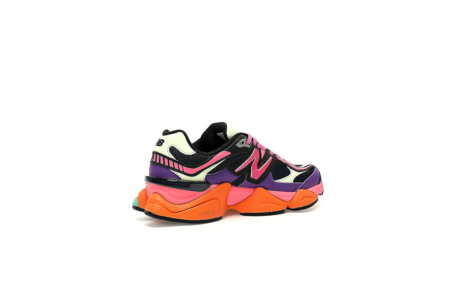 New Balance 9060 six-angle QC gallery showing logos, upper panels and outsole pods thumbnail 6