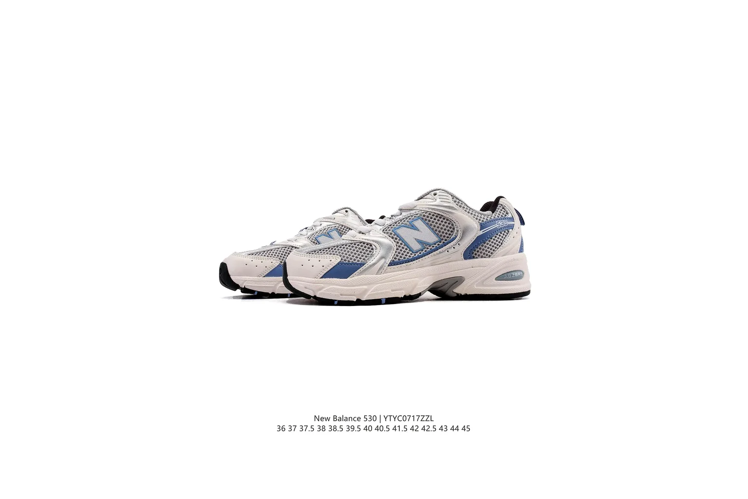 New Balance 9060 Silver Blue chunky runner six photo view thumbnail 5