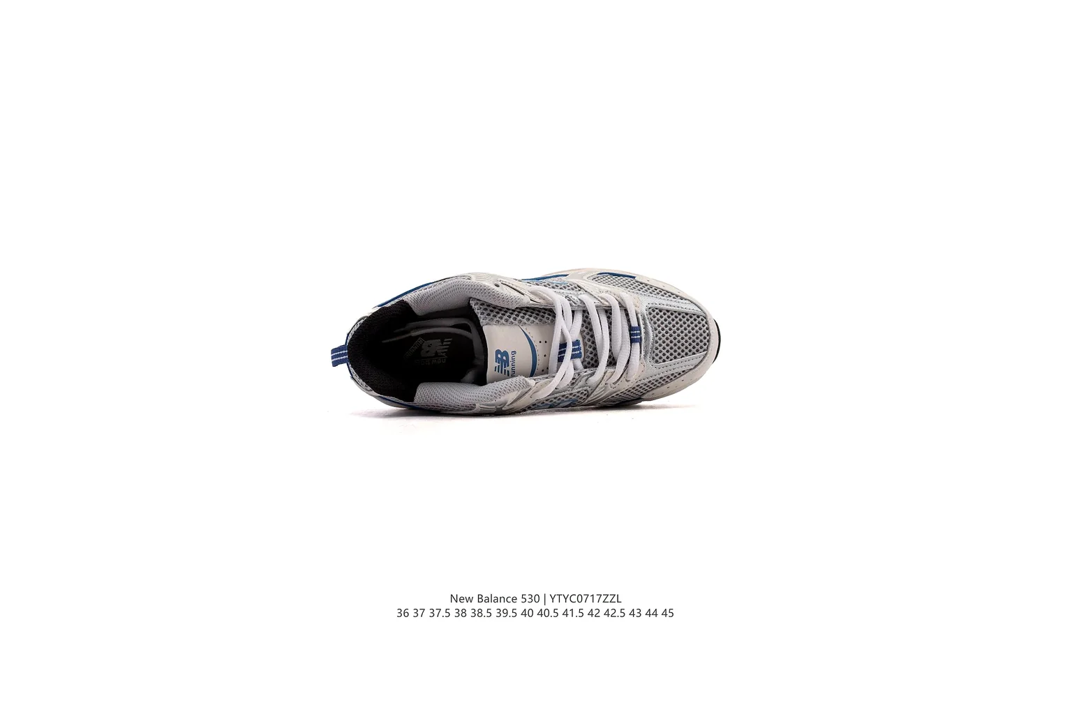 New Balance 9060 Silver Blue chunky runner six photo view thumbnail 6