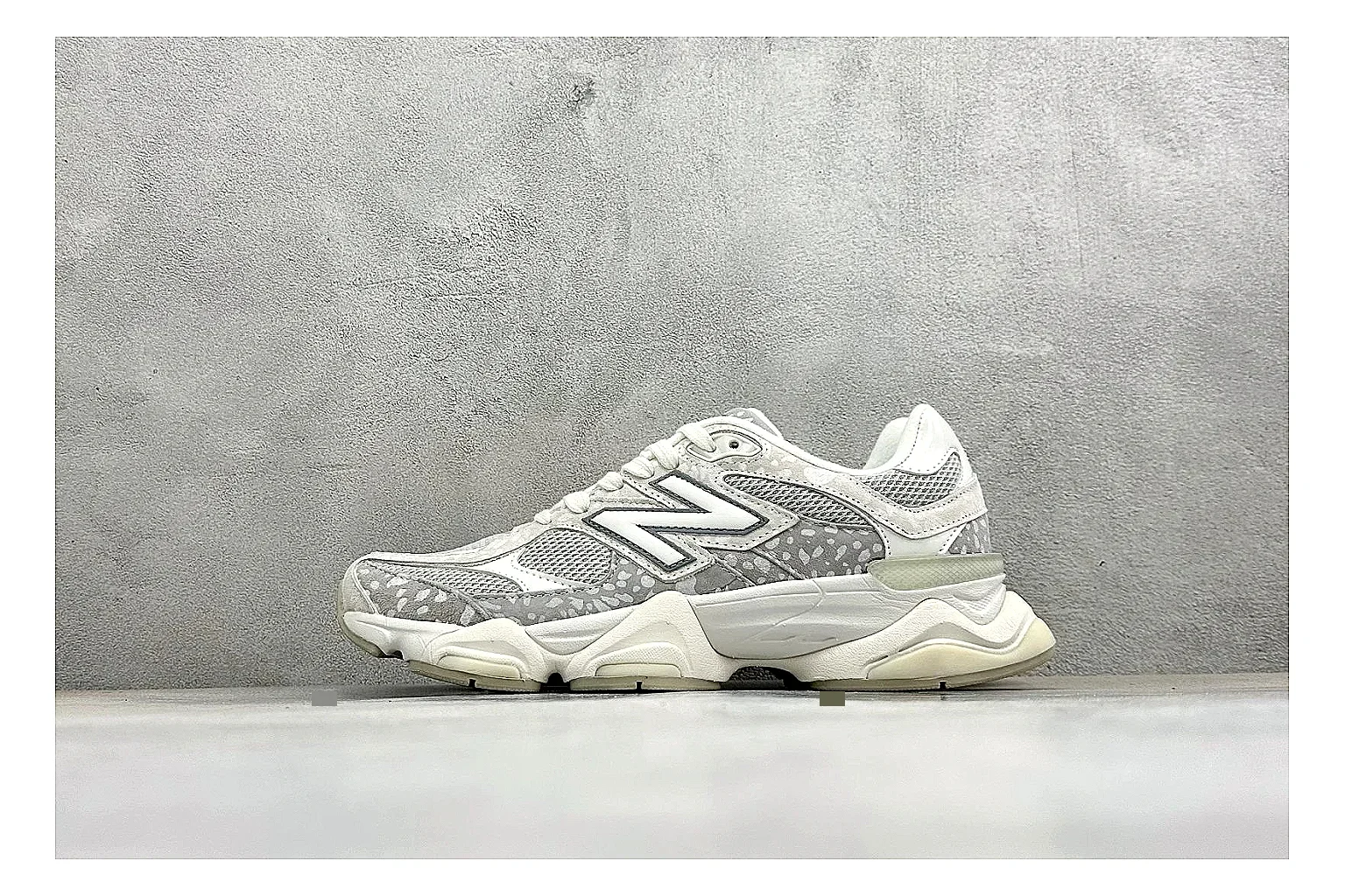 New Balance 9060 silver grey QC side profile image