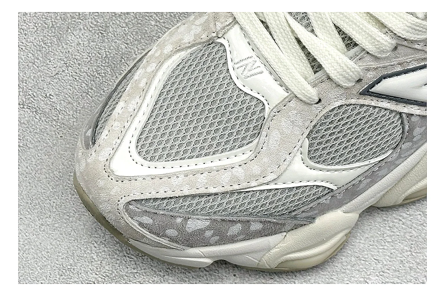 New Balance 9060 silver grey QC side profile image thumbnail 4