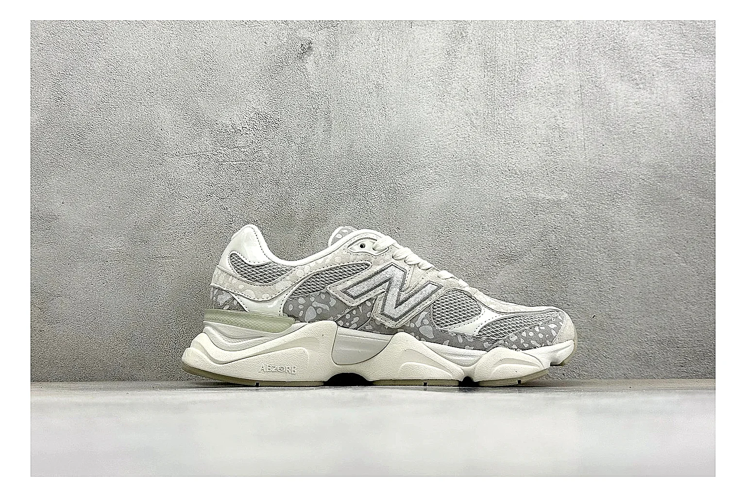 New Balance 9060 silver grey QC side profile image thumbnail 5
