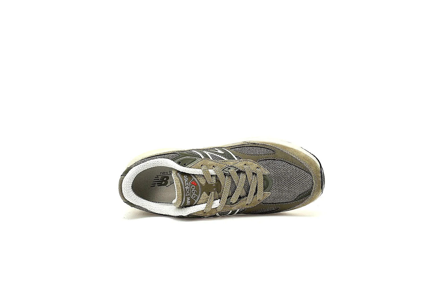 New Balance 990v6 six-angle QC gallery with side heel top and outsole views
