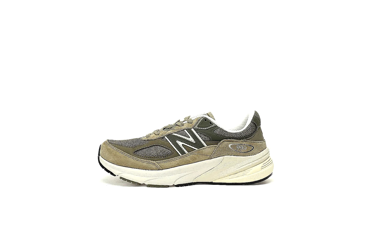 New Balance 990v6 six-angle QC gallery with side heel top and outsole views thumbnail 5