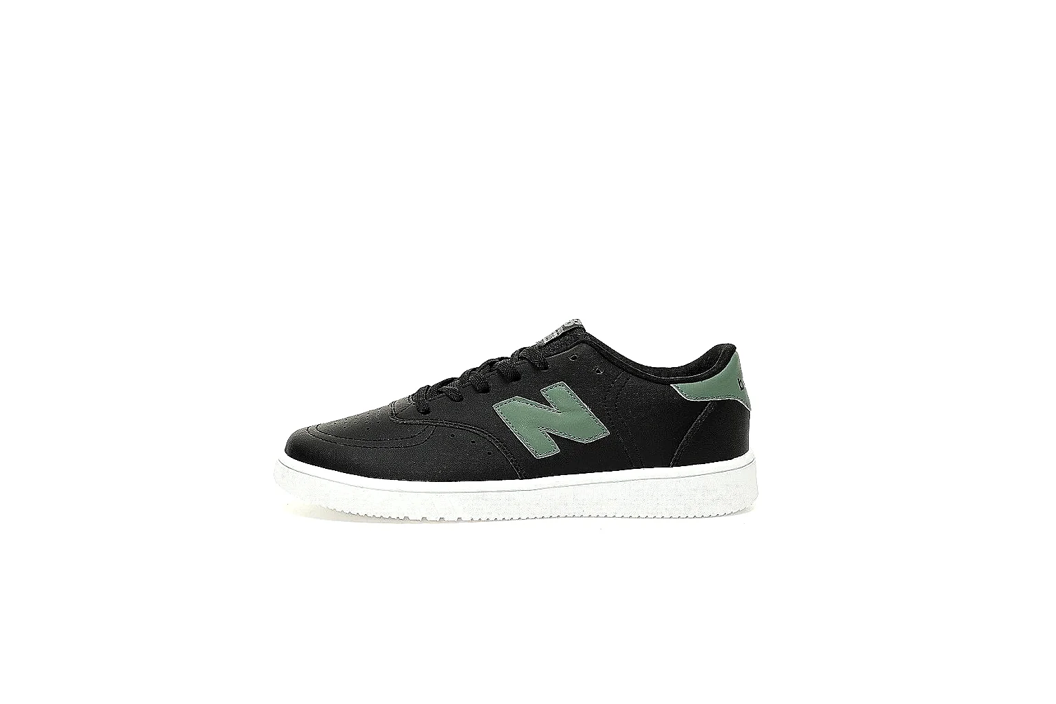 Kako QC Lab inspection photos for New Balance Black Green Low Sneaker