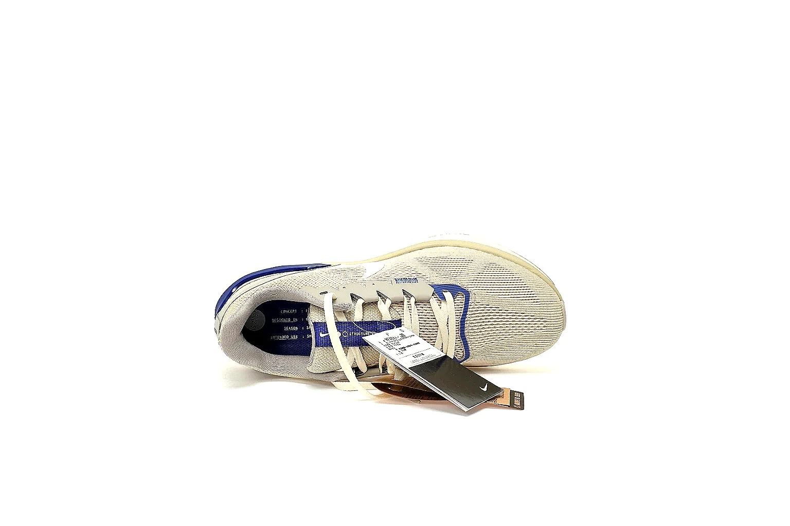 Kako QC Lab inspection photos for New Balance Cream Blue Runner