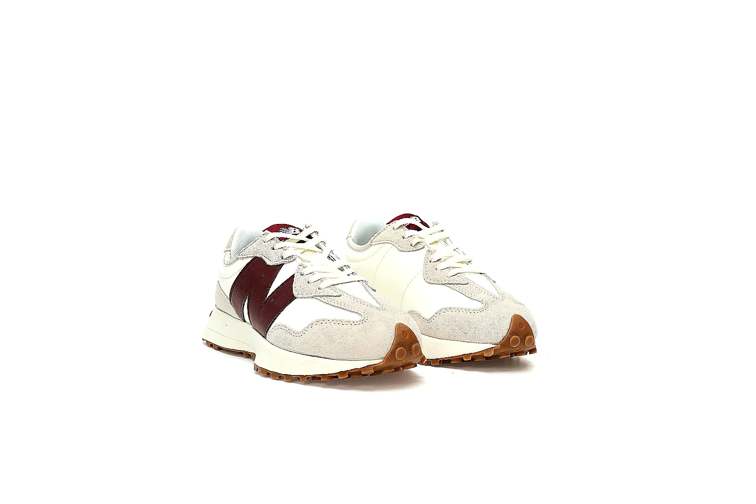Kako QC Lab inspection photos for New Balance Cream Burgundy Gum Runner Sneaker thumbnail 4