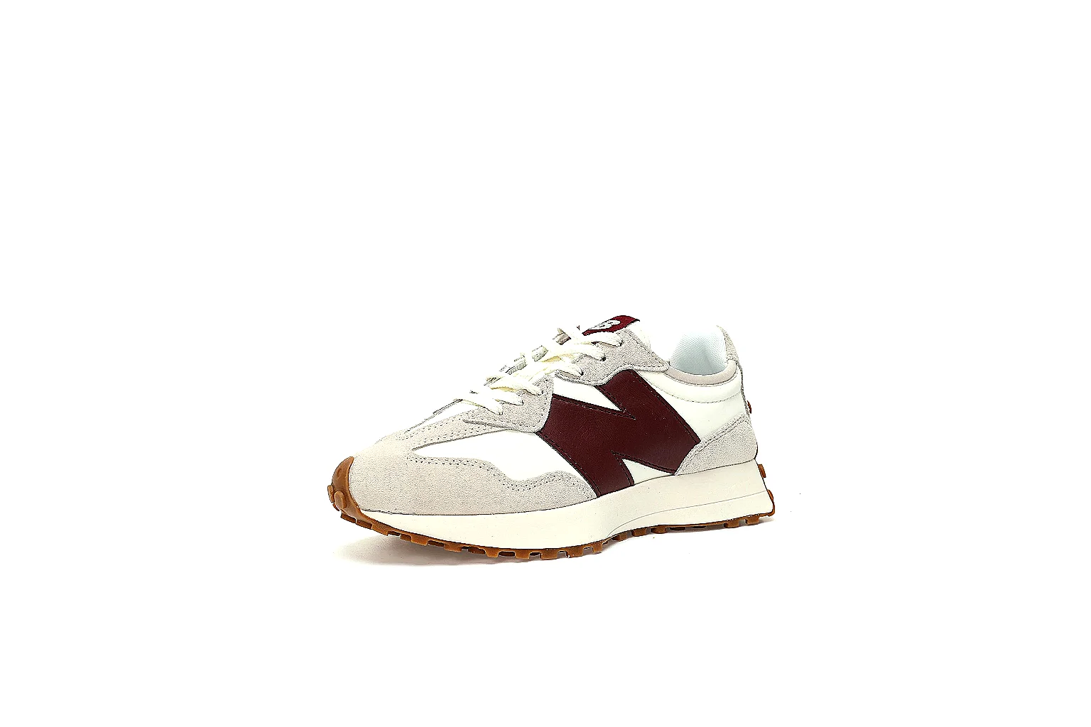 Kako QC Lab inspection photos for New Balance Cream Burgundy Gum Runner Sneaker thumbnail 5