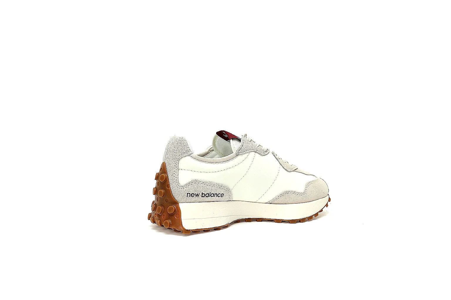 Kako QC Lab inspection photos for New Balance Cream Burgundy Gum Runner Sneaker thumbnail 6