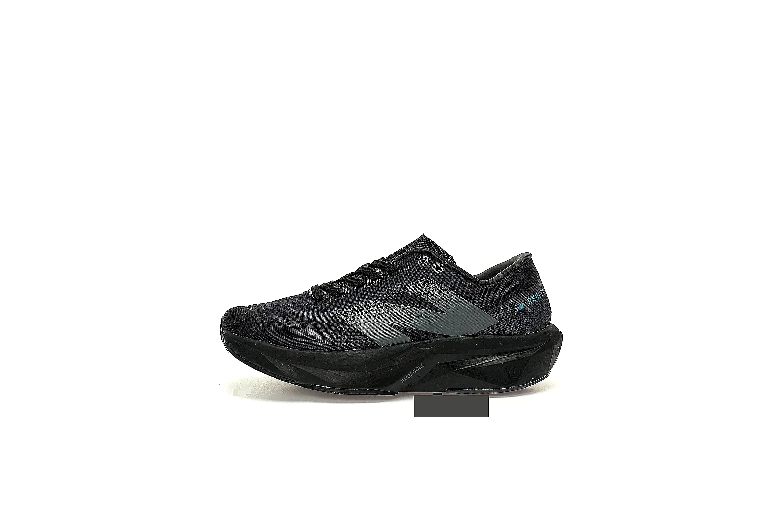 Six-view QC gallery of black New Balance FuelCell Rebel v4 running shoes thumbnail 2