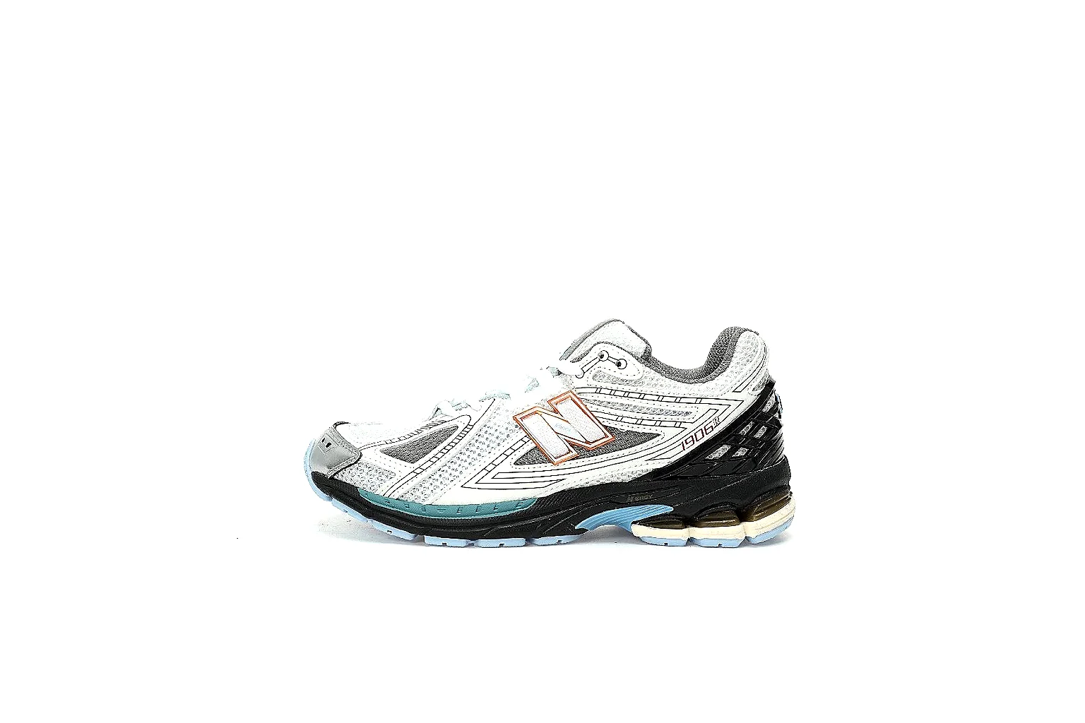 Kako QC Lab inspection photos for New Balance White Gray Runner thumbnail 2