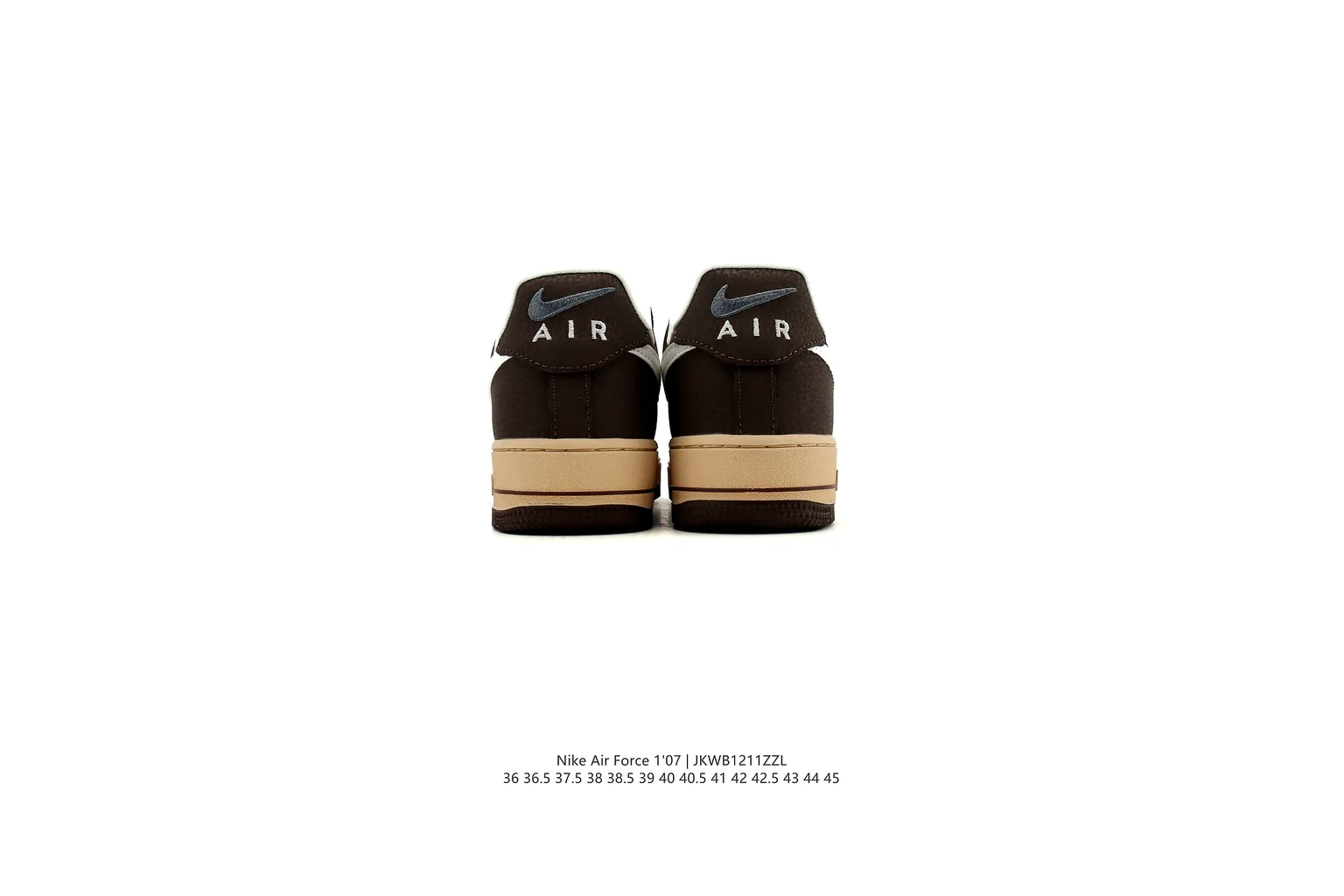 Nike Air Force 1 Low Black Gum court low top six photo view