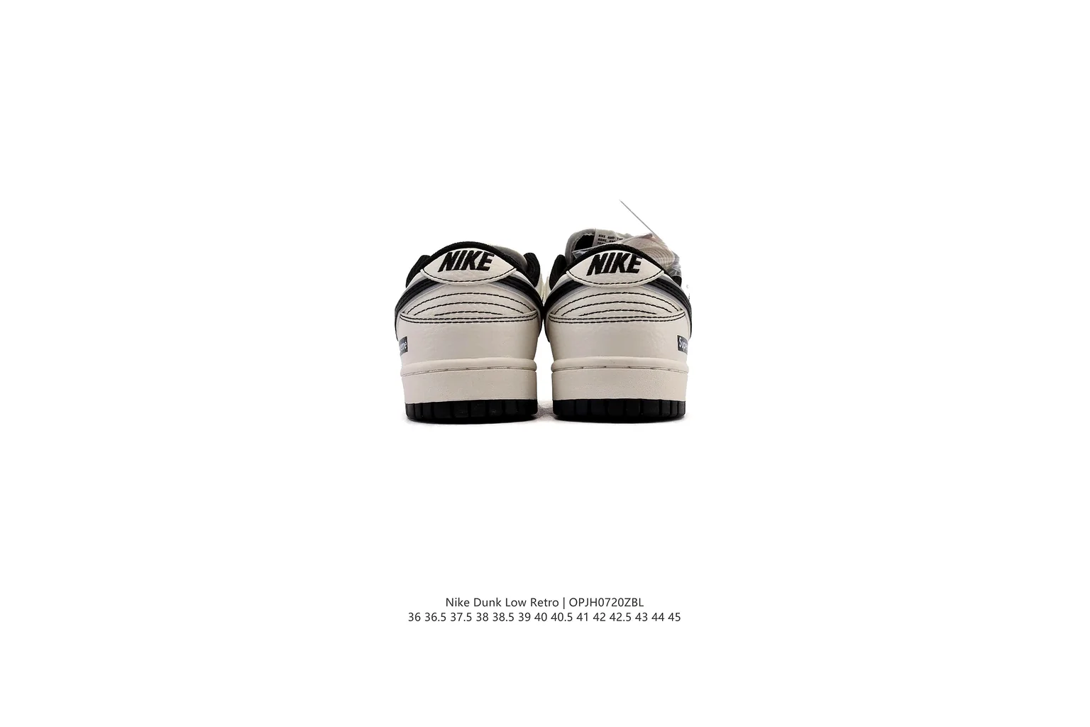 Nike Air Force 1 Low Sail Black court low top six photo view