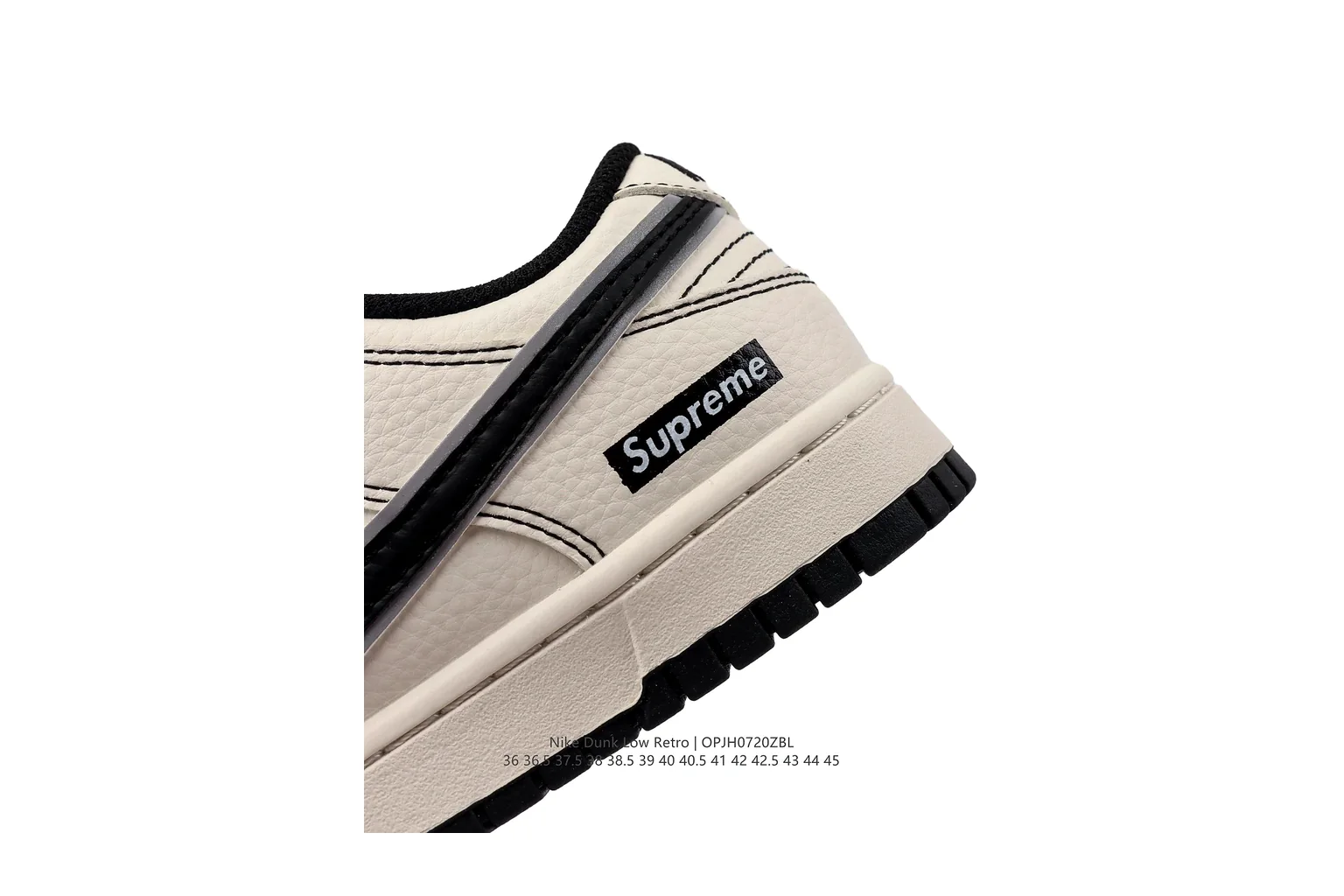 Nike Air Force 1 Low Sail Black court low top six photo view thumbnail 4