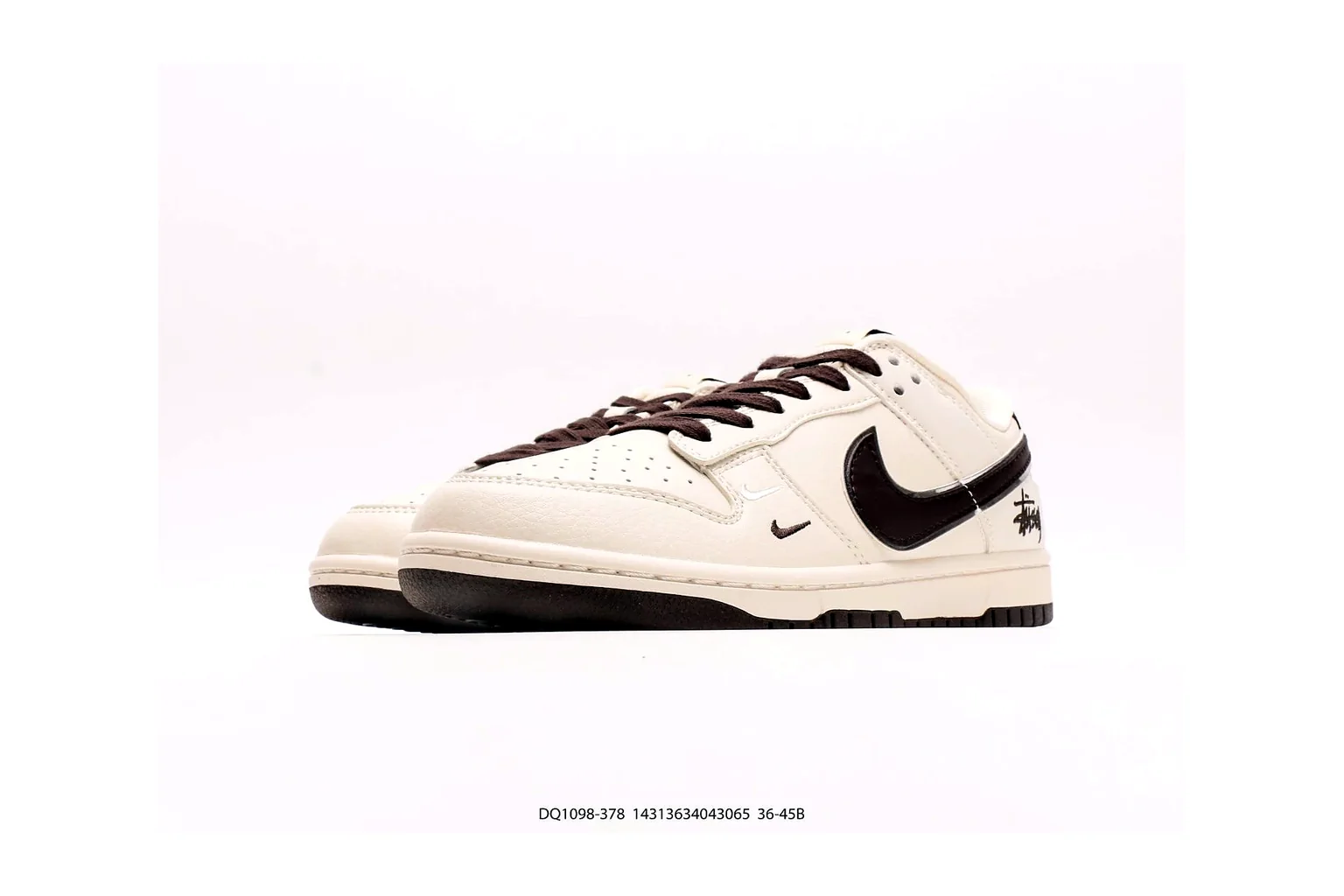 Nike Air Force 1 Low Sail Black court low top six photo view