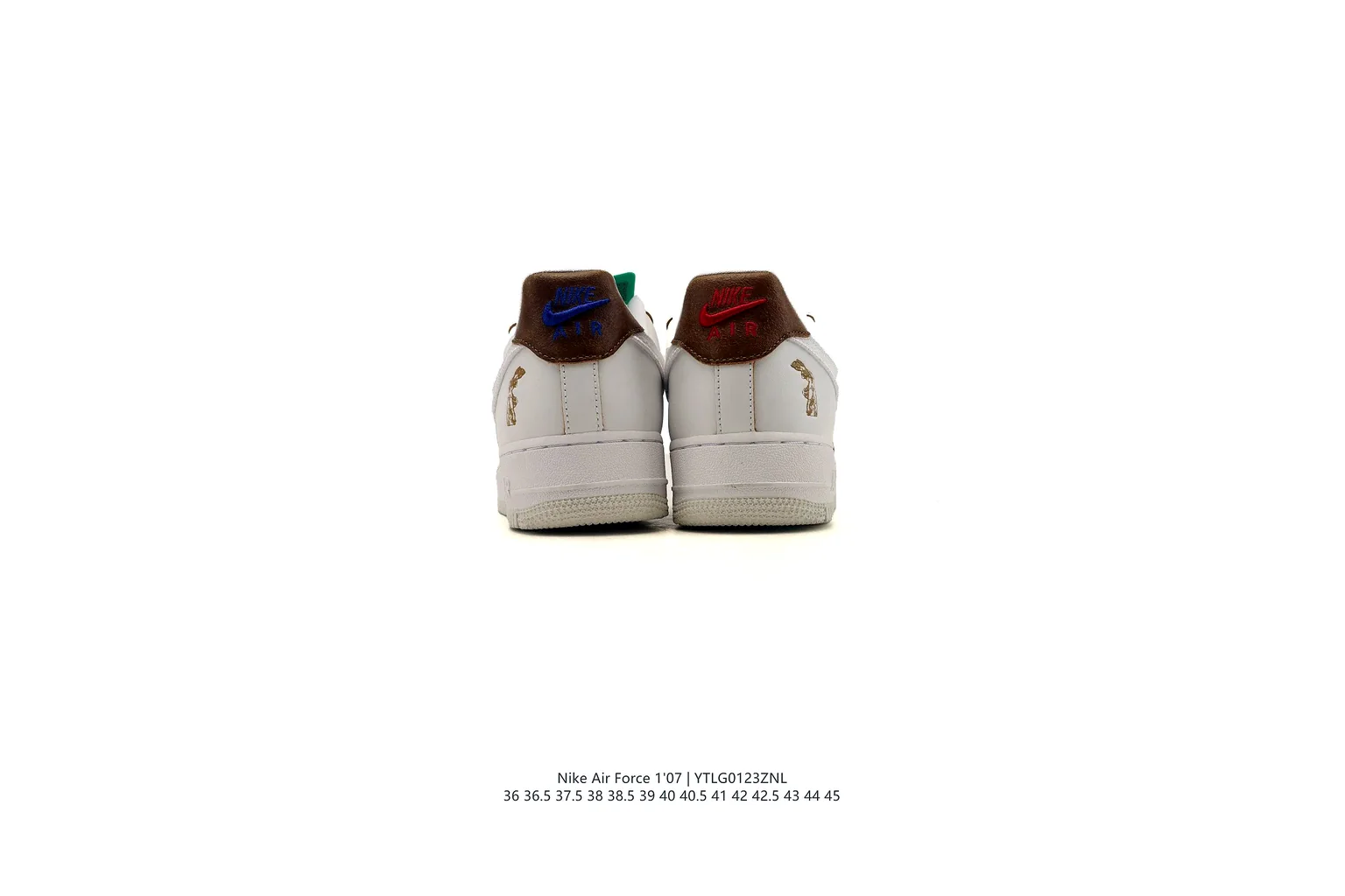 Nike Air Force 1 Low White Green court low top six photo view
