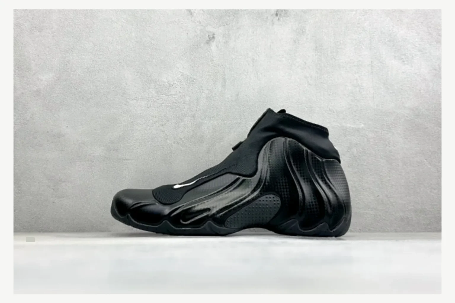 Nike Air Foamposite Black Mid Top QC photo reference SKU 1182167379