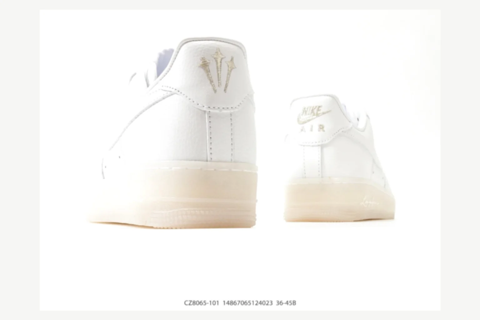 Nike Air Force 1 Brown Cream Low Top QC photo reference SKU 1182167171 thumbnail 4