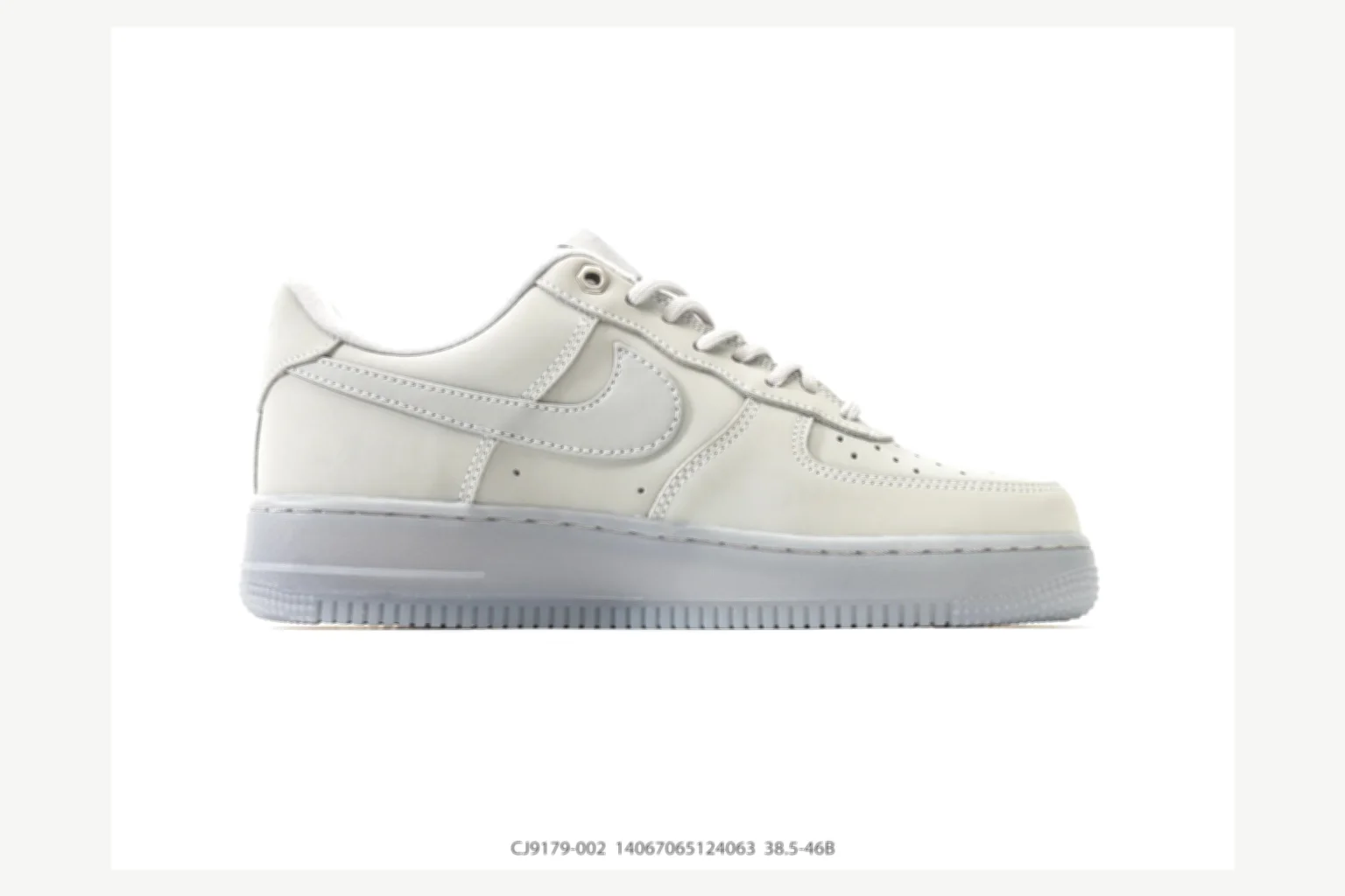 Nike Air Force 1 Black Gray Low Top QC photo reference SKU 1182167177 thumbnail 5